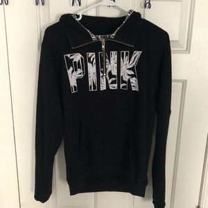 Victoria Secret PINK quarter zip hoodie
